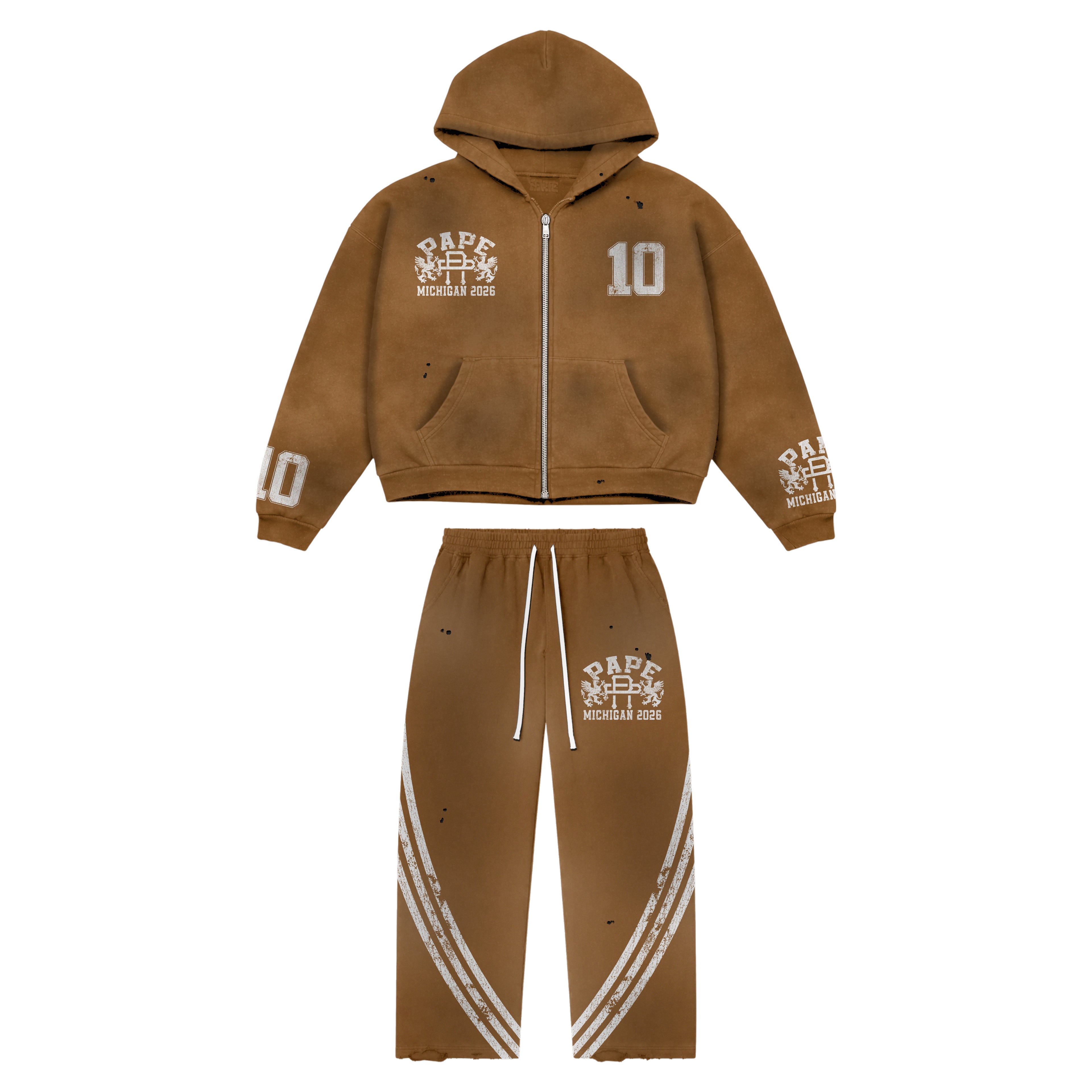 NPM “PAPE” Spring Jogging set (light brown)
