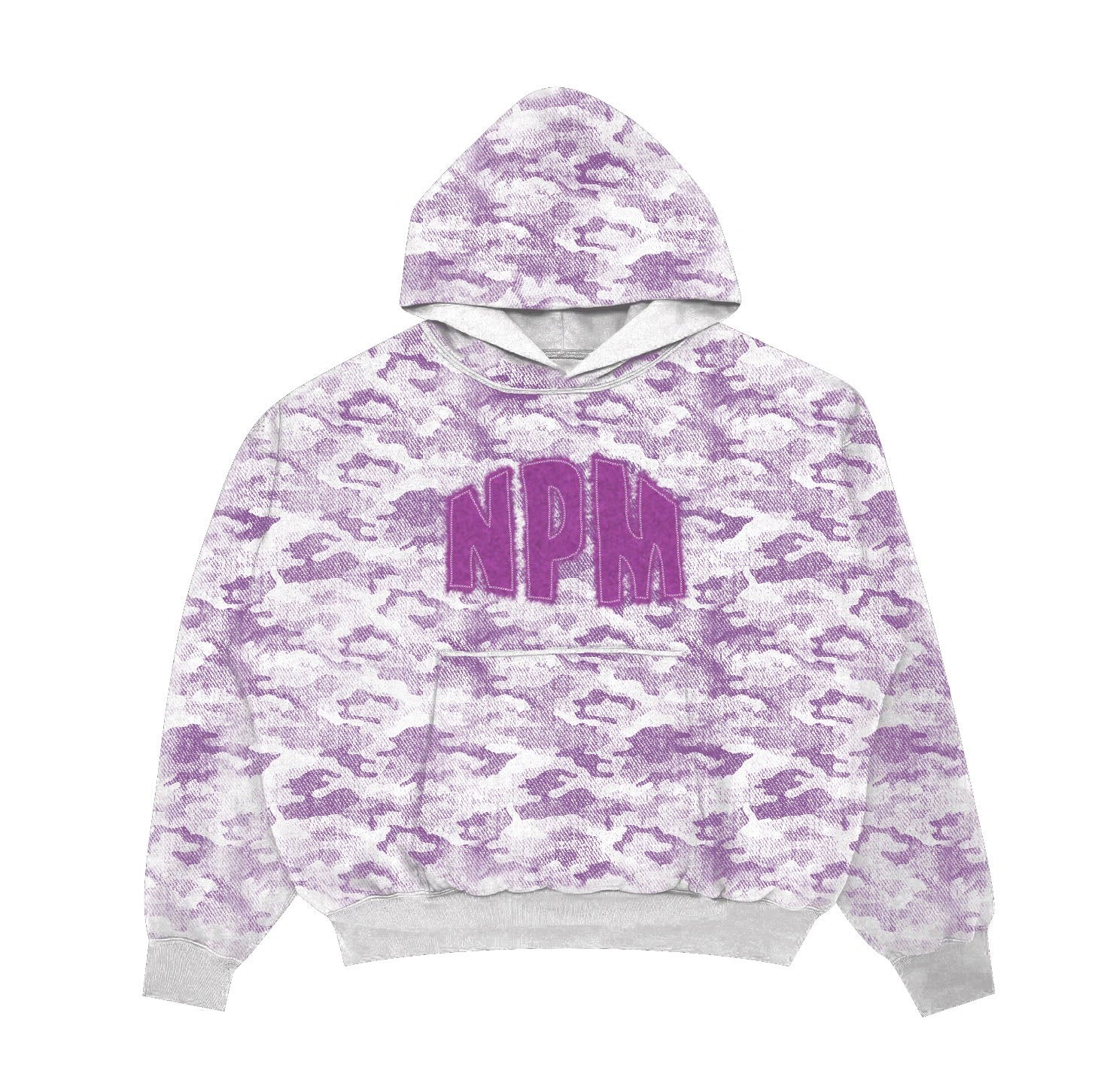 NPM “CAMO” Hoodie (purple)