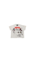 NPM “Graffiti” Cropped tee